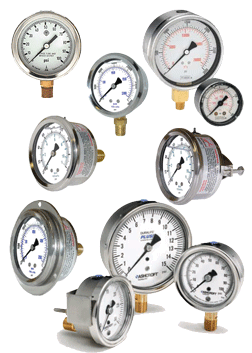 Kodiak Liquid Filled Pressure Gauges